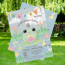 Invitation à la fête d'anniversaire Hoppy Birthday