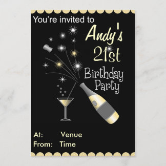 Invitation à la fête d'anniversaire - N'importe qu
