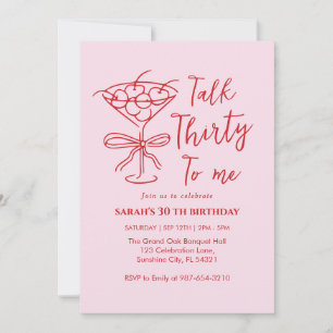Invitation à la fête d'anniversaire "Parle-moi tre