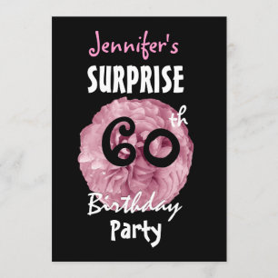 Invitation à la fête d'anniversaire personnalisée