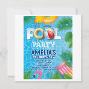 invitation à la fête d'anniversaire personnalisée