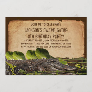 Invitation à la fête d'anniversaire personnalisée