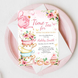 Invitation à la fête d'anniversaire Time for Tea