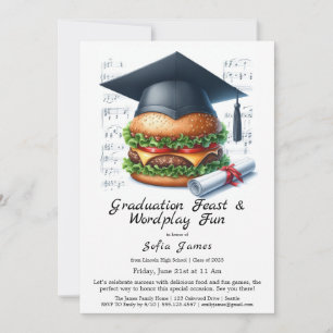Invitation à la fête de Burger Bash pour la remise