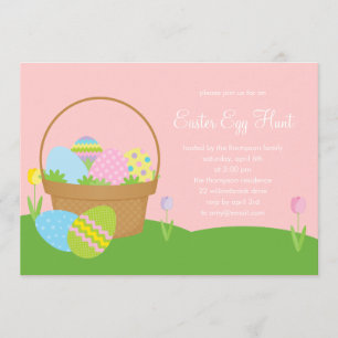 Invitation à la Fête de chasse aux oeufs de Pâques