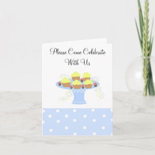 Invitation à la fête de Cupcake