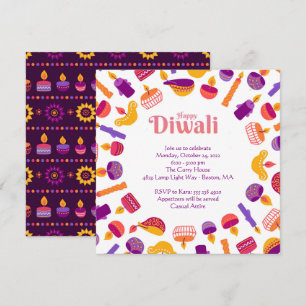 Invitation à la fête de Diwali