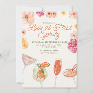 Invitation à la fête de douche de mariée : Coup de