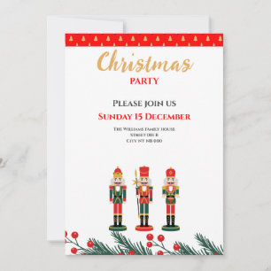 Invitation à la fête de famille de Noël Casse-Nois