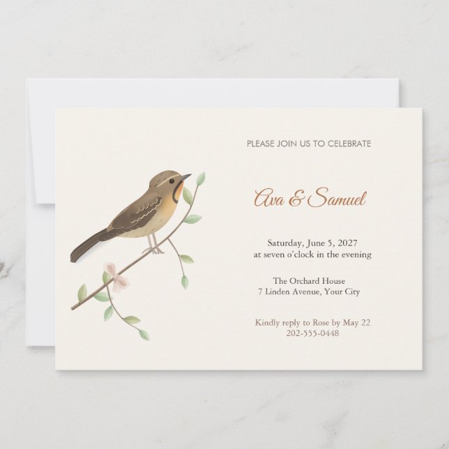 Invitation à la fête de fiançailles de Longclaw So (Devant)