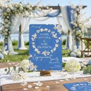 Invitation à la fête de fiançailles des fleurs de