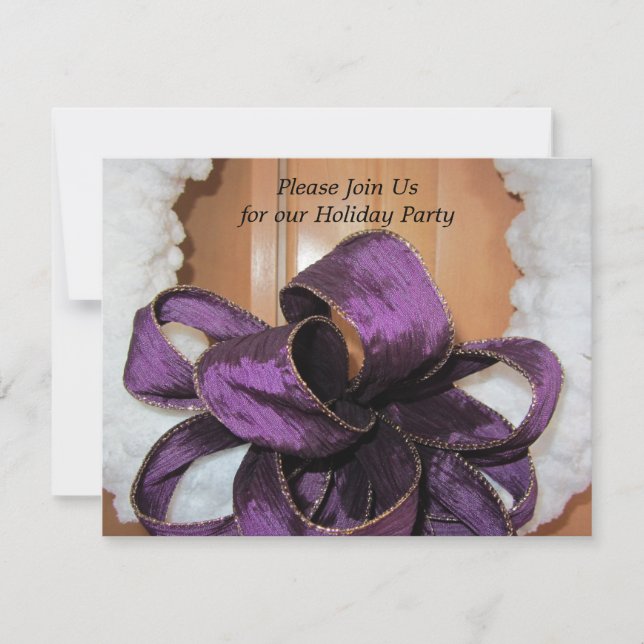 Invitation à la fête de fin d'année (Devant)