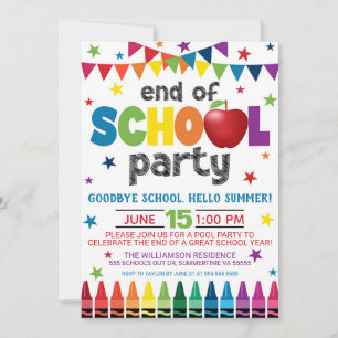 Invitation à la fête de fin d'année scolaire, remi