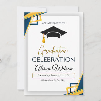 Invitation à la fête de fin d'études