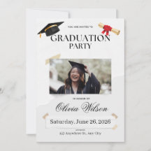 Invitation à la fête de fin d'études