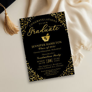 Invitation à la fête de fin d'études de la faculté