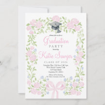 Invitation à la fête de fin d'études, Fleur sauvag