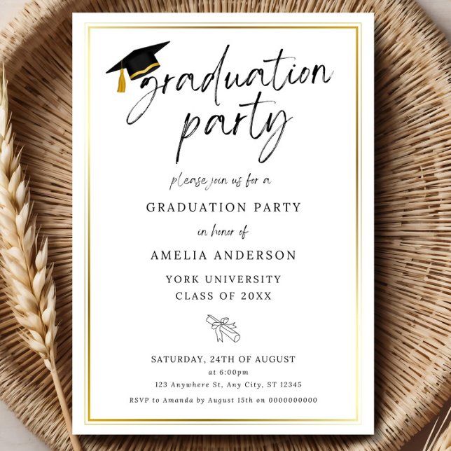 Invitation à la fête de fin d'études, Invitation à (Créateur téléchargé)