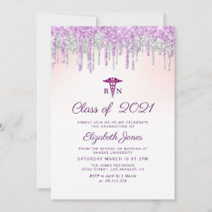 invitation à la fête de graduation en soins infirm