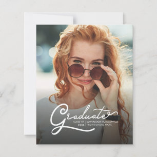 Invitation à la fête de graduation photo 2026