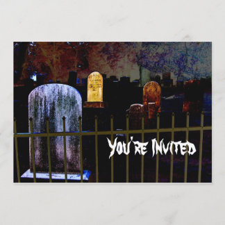 Invitation à la fête de Halloween
