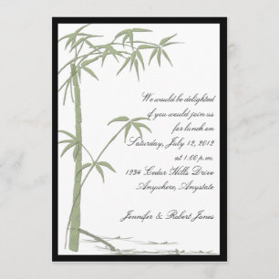 Invitation à la fête de la beauté de Bamboo