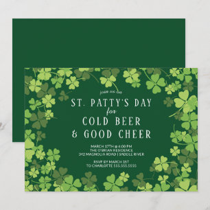 Invitation à la fête de la bière et de la bière St