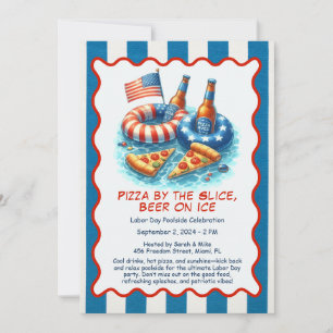 Invitation à la fête de la bière Pizza de la Fête 