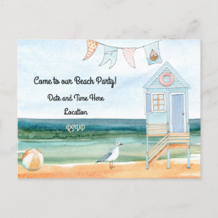 Invitation à la fête de la Cabane de plage, du Goé