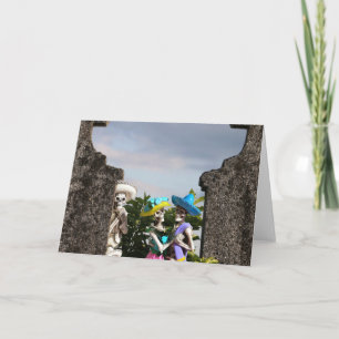 Invitation à la fête de La Catrina. Carte