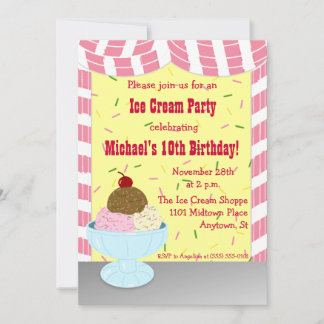 Invitation à la Fête de la Crème de glace