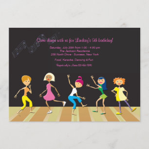 Invitation à la Fête de la danse des filles (Perso
