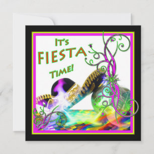 Invitation à la fête de la Fiesta - Festive