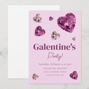 Invitation à la fête de la Galentine