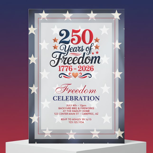 Invitation à la fête de la liberté pour le 250e an (Créateur téléchargé)