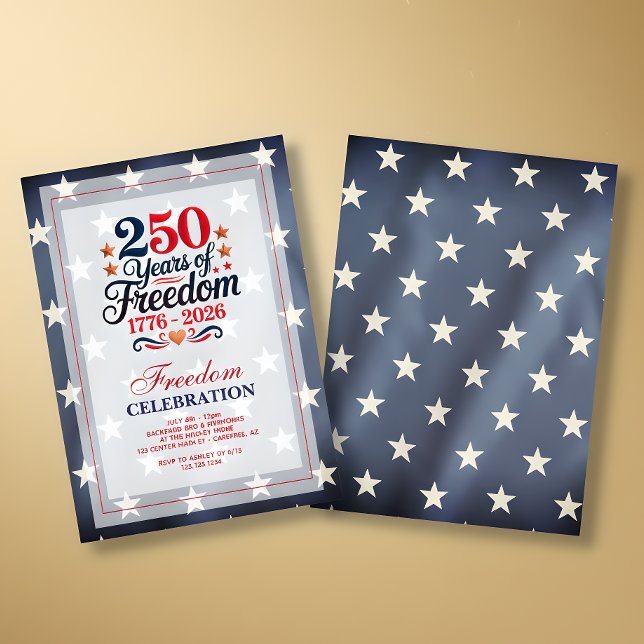 Invitation à la fête de la liberté pour le 250e an (Créateur téléchargé)