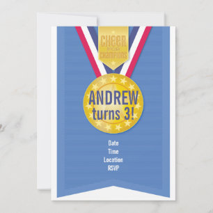 Invitation à la fête de la médaille d'or