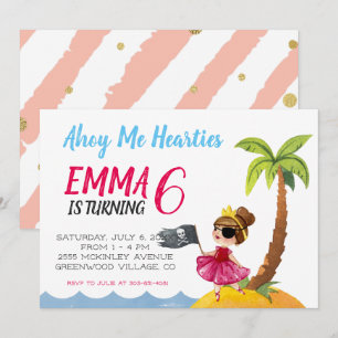 Invitation à la fête de la Reine Pirate