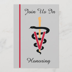 Invitation à la fête de la retraite vétérinaire