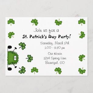 Invitation à la fête de la Saint Patrick