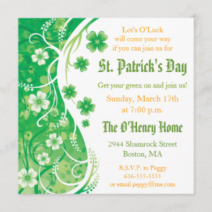 Invitation à la fête de la Saint-Patrick