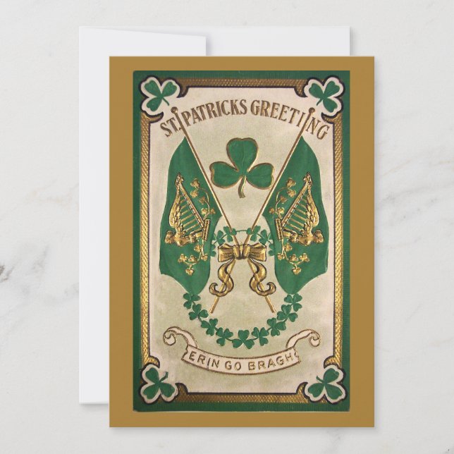 Invitation à la fête de la Saint-Patrick (Devant)