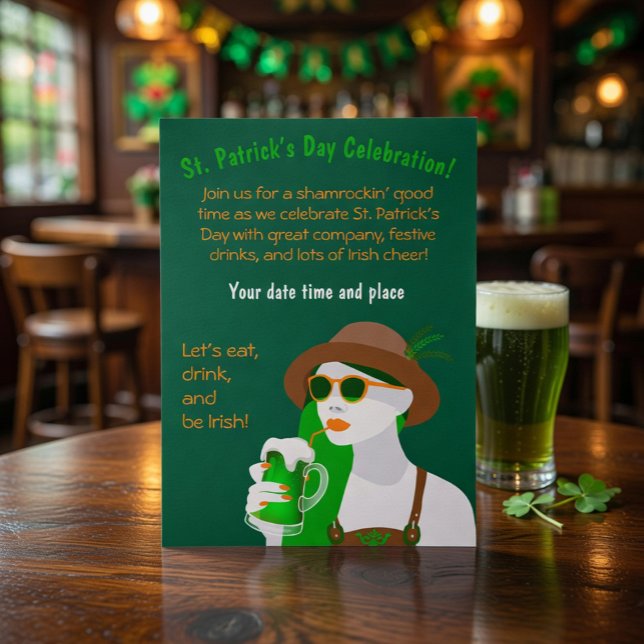 Invitation à la fête de la Saint-Patrick (Créateur téléchargé)