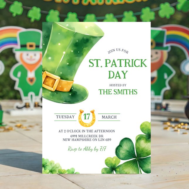 Invitation à la fête de la Saint-Patrick (Créateur téléchargé)