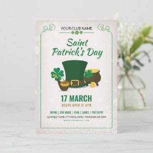 Invitation à la fête de la Saint-Patrick