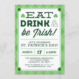 Invitation à la fête de la Saint-Patrick