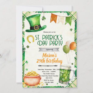 Invitation à la fête de la Saint-Patrick