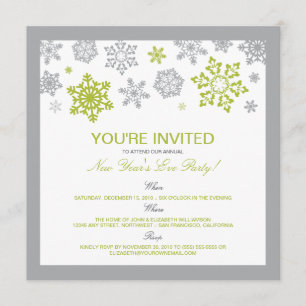 Invitation à la fête de la Saint-Sylvestre (chaux)