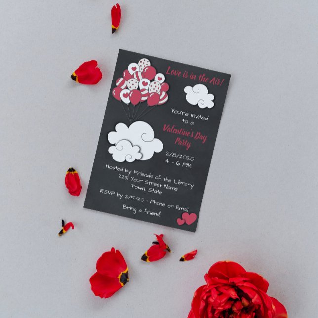 Invitation à la fête de la Saint Valentin (Créateur téléchargé)