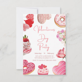 Invitation à la fête de la Saint-Valentin | Rose r